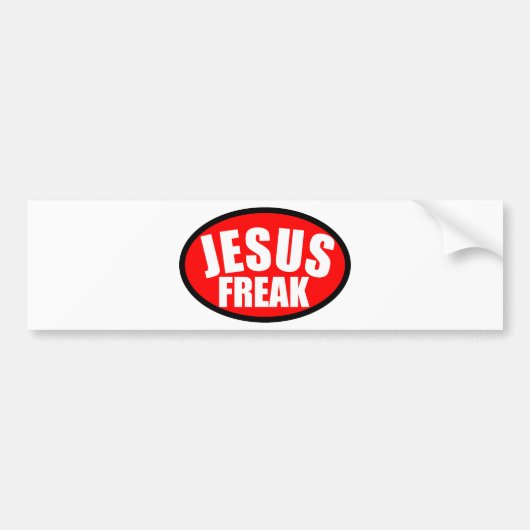 Jesus Freak Bumpersticker (Voorkant)