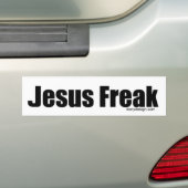 Jesus Freak Bumpersticker (Op auto)