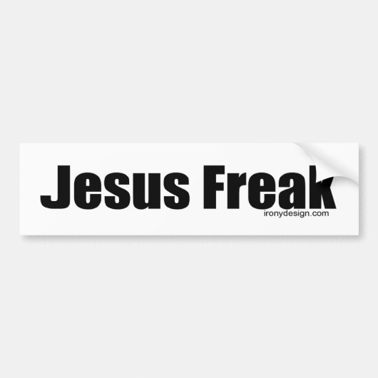Jesus Freak Bumperstickers (Voorkant)