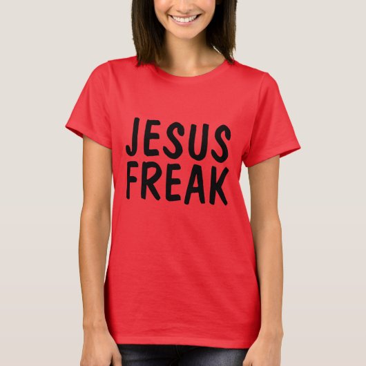 JESUS FREAK, Christelijke T-shirts (Voorkant)