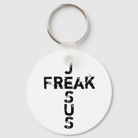 Jesus Freak - Kruis Sleutelhanger (Voorkant)