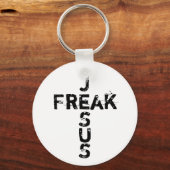 Jesus Freak - Kruis Sleutelhanger (Voorkant)