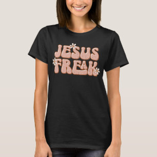 Jesus Freak, Leuke Christelijke Retro Daisy T-shirt