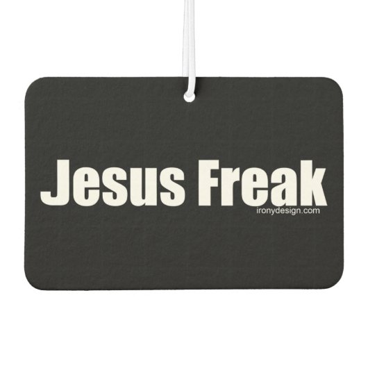 Jesus Freak Luchtverfrisser (Voorkant)