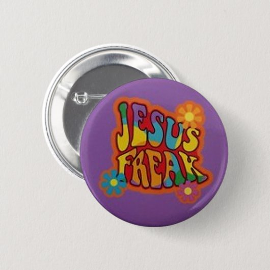Jesus Freak Ronde Button 5,7 Cm (Voorkant /achterkant)