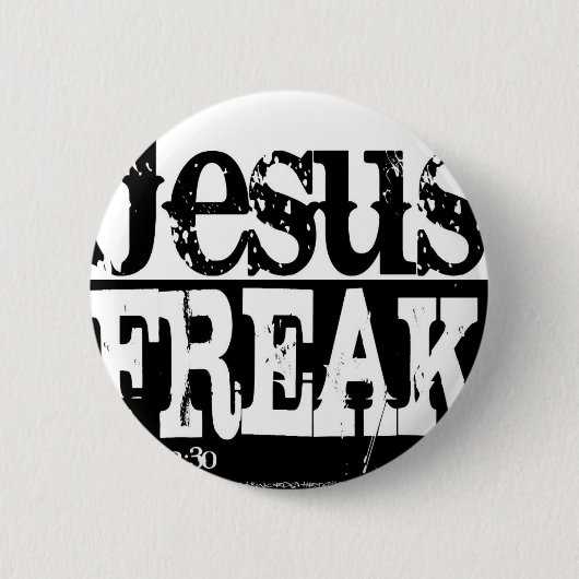 Jesus-Freak-Shirt.jpg Ronde Button 5,7 Cm (Voorkant)