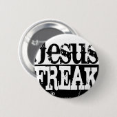 Jesus-Freak-Shirt.jpg Ronde Button 5,7 Cm (Voorkant /achterkant)
