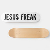Jesus Freak White Skateboard (Horizontaal)