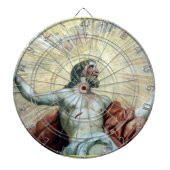 jesus fresco dartbord (Voorkant)