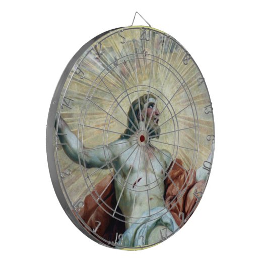 jesus fresco dartbord (Voorkant Links)