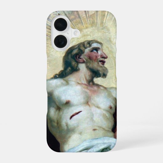 jesus fresco iPhone 16 hoesje (Achterkant)
