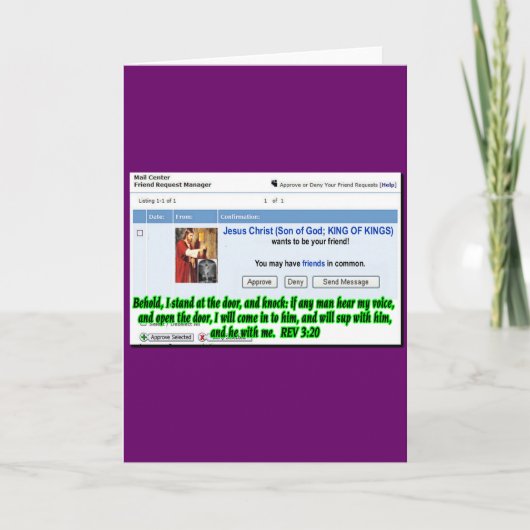 Jesus Friend Request (Voorkant)