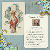 Jesus Funeral Memorial Prayer Heilige Kaart