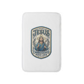 Jesus Geborduurd Patch Kijk Jezus Geborduurde Patc Badmat (Voorkant Verticaal)