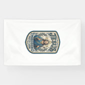 Jesus Geborduurd Patch Kijk Jezus Geborduurde Patc Spandoek (Horizontaal)