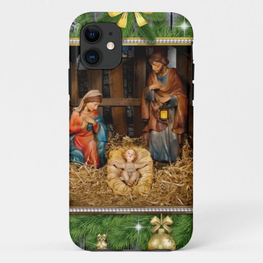 Jesus geboren kribbe Case-Mate iPhone case (Achterkant)