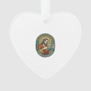 Jesus Gebroken Dubbelklikken Muis IT Kantoor Tech Ornament