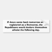 Jesus Geeft Bumpersticker (Voorkant)