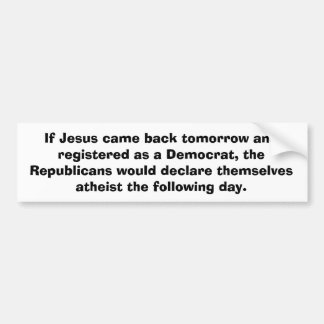 Jesus Geeft Bumpersticker