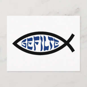 Jesus Gefilte Vis - Joodse Paashumor Briefkaart