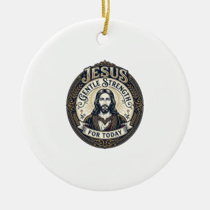 Jesus Geheugen Zorg Alzheimer Verzorger T-shirt Ch Keramisch Ornament