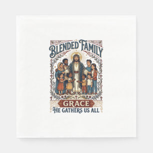 Jesus Gemengde Familie Stepfamily T-shirt Christel Servet
