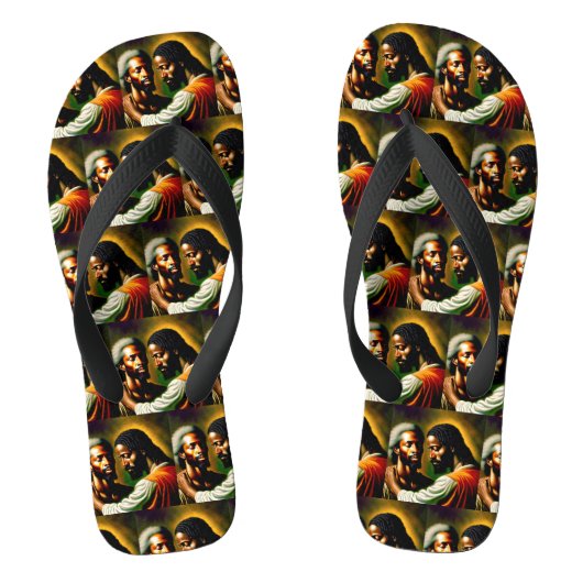 Jesus geneest een blinde man II Flip Flops (Voetbed)