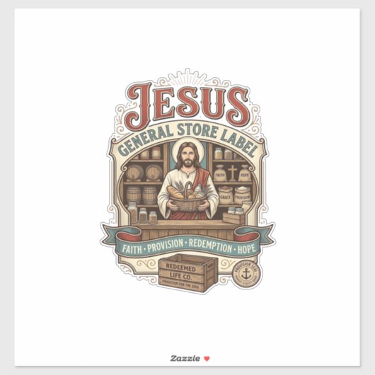 Jesus General Store Label Jesus General Store Chri (Vel)
