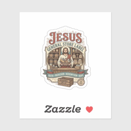 Jesus General Store Label Jesus General Store Chri (Vel)
