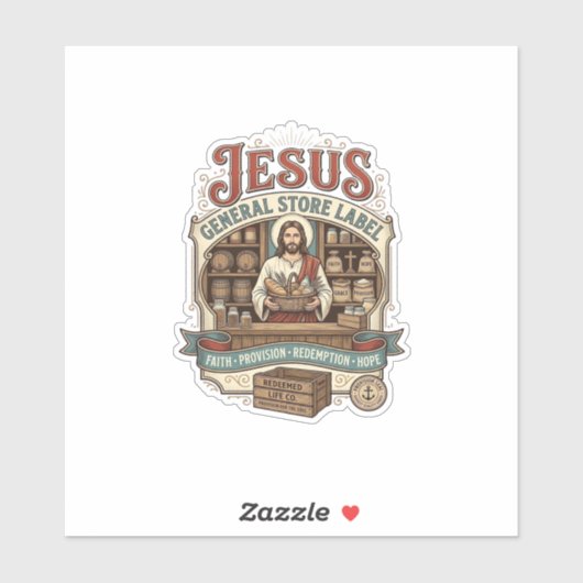 Jesus General Store Label Jesus General Store Chri (Vel)