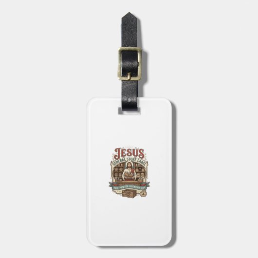 Jesus General Store Label Jesus General Store Chri Bagagelabel (Voorkant verticaal)