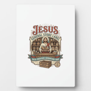 Jesus General Store Label Jesus General Store Chri Fotoplaat