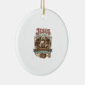 Jesus General Store Label Jesus General Store Chri Keramisch Ornament (Rechts)