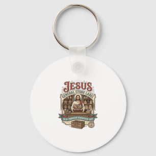 Jesus General Store Label Jesus General Store Chri Sleutelhanger