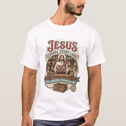 Jesus General Store Label Jesus General Store Chri T-shirt (Voorkant)