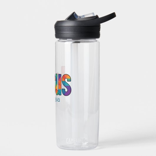 Jesus geometric pattern  waterfles (Links)