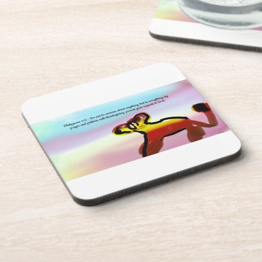 jesus get this bier onderzetter (Linkerzijde)