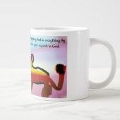 jesus get this  grote koffiekop (Rechts)