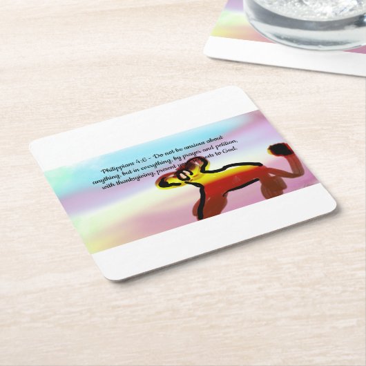 jesus get this  kartonnen onderzetters (Schuin)