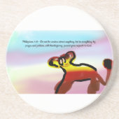 jesus get this zandsteen onderzetter (Voorkant)