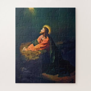 Jesus Gethsemane Agony Garden zet Olijfman op Legpuzzel