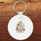 Jesus Gewoonte Tracker Geloof Jezus Gewoonte Track Sleutelhanger (Voorkant)