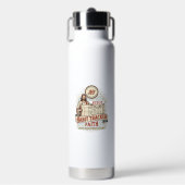 Jesus Gewoonte Tracker Geloof Jezus Gewoonte Track Waterfles (Voorkant)