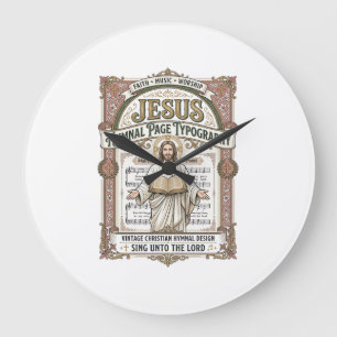 Jesus Gezangenboek Pagina Typografie Jezus Gezange Grote Klok