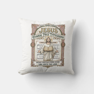 Jesus Gezangenboek Pagina Typografie Jezus Gezange Kussen
