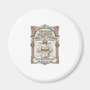 Jesus Gezangenboek Pagina Typografie Jezus Gezange Magneet