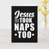 Jesus Gezegde Grappig Kaart (Gele Bloem)