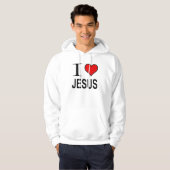 Jesus Gifts I Love Jesus Logo hoody (Voorkant volledig)