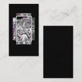 Jesus Glitch Witchy Art Pastel Gothic Visitekaartje (Voorkant / Achterkant)