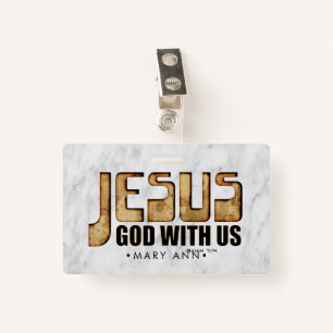 JESUS: God met ons Badge